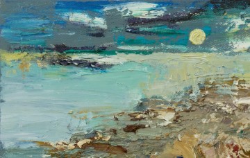 抽象的な海の風景065 Oil Paintings